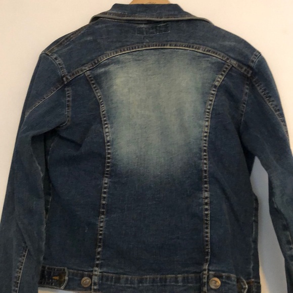 Vintage 80s faded dark wash denim jacket - Picture 6 of 6